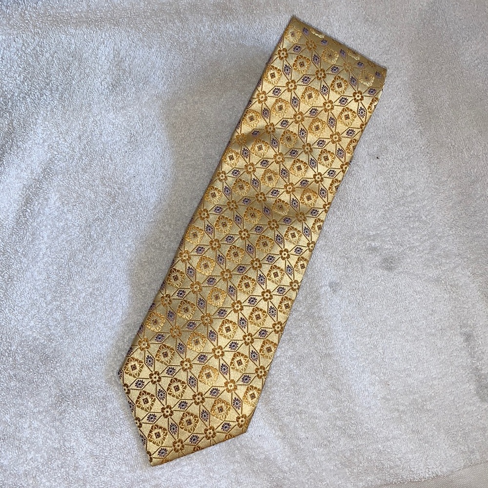 Ermemegildo Zegna 100% Silk Necktie